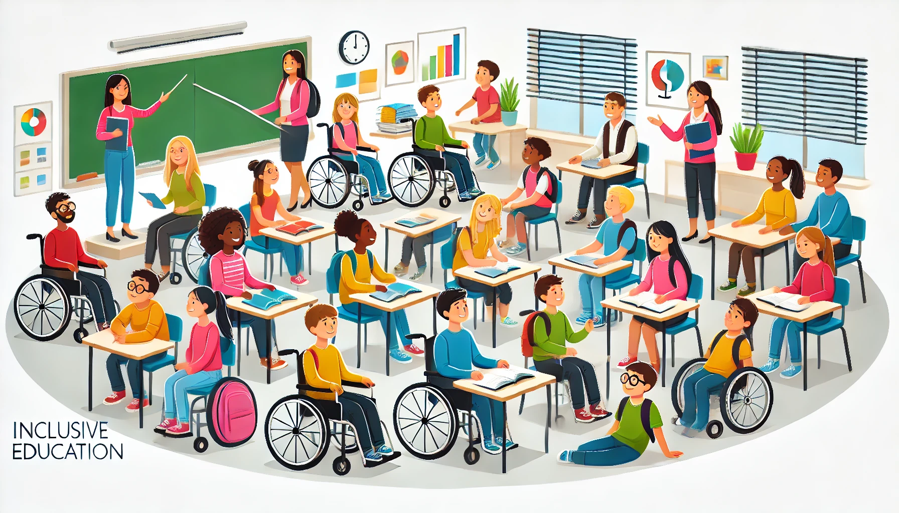 Ilustrasi Pendidikan Inclusi